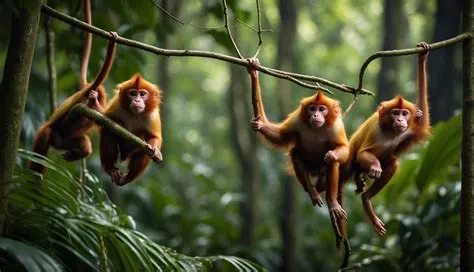  Uakari -  These Vibrantly Colored Monkeys Swing Through the Canopy With the Grace of Experienced Acrobats!